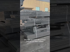 3 mm de aço brilhante grades de piso de piso com 30 mm barra cruzada