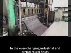 Resistência ao deslizamento da folha de malha de diamante de aço inoxidável Certificação ISO9001