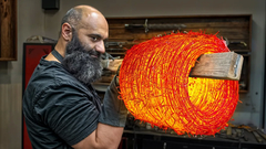 Como Forjei um Facão de Arame Farpado à Mão