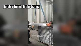 Grade de drenagem de vala para serviços pesados