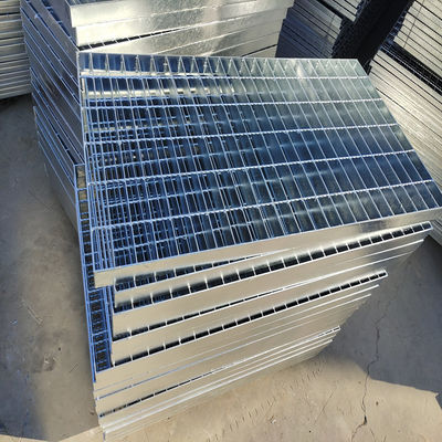 Welded Heavy Steel Grating Hot Dip Galvanized Cross Bar 6x6mm