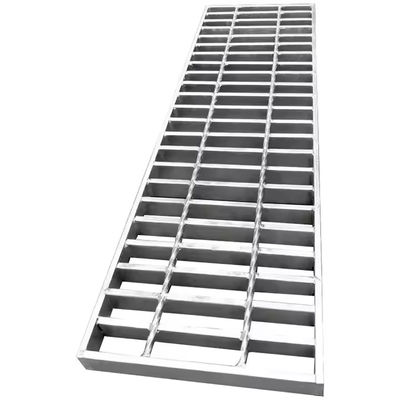 Bright Surface Flat Steel Grating Plain Shape Heavy Duty