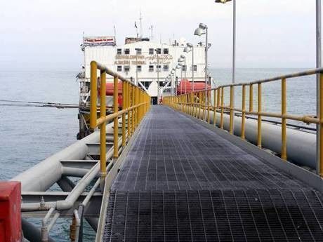 25x4 Offshore Platform Catwalk Industrial Steel Grating Plate