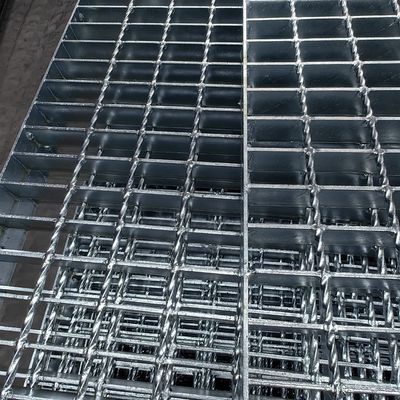 Grelha de aço inoxidável com barra transversal de 3 mm para piso de aço durável
