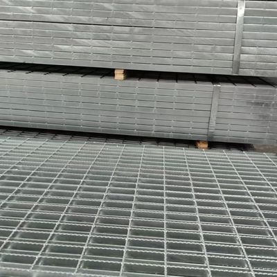 Grelhas de piso de aço galvanizado soldado antiderrapante para edifícios industriais