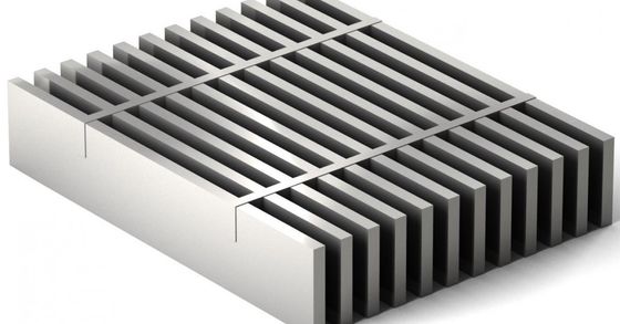 30mm Heavy Duty Anti-skid Hot Dip Galvanizado T Bar Industrial aço Grelha de segurança