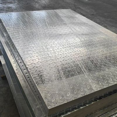 30 mm Pitch aço inoxidável Grelha de aço plano com placas galvanizadas de alumínio