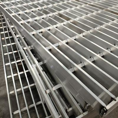 Grelhas de aço inoxidável de superfície brilhante soldadas a pressão plana