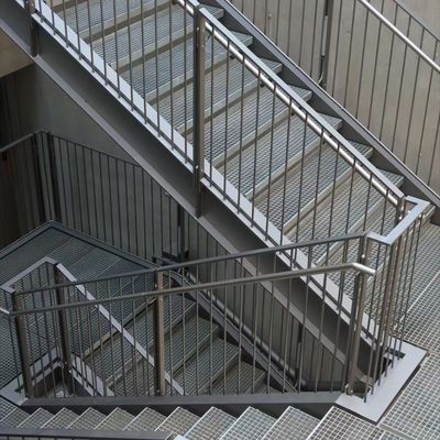 Grades de piso de aço inoxidável industrial moderno com barra de rolamento galvanizado
