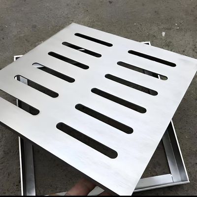Superfície brilhante moderna 40 mm Alturas Grelhas de barras de alumínio 900 mm