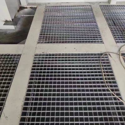 Grelha de barras abertas de alumínio leve de 5 mm com espaçamento de barras de 1 polegada e superfície anodizada