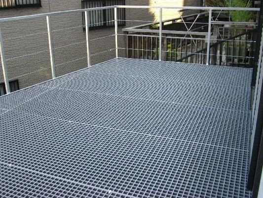 6 mm Barras transversais Tamanho de grades de aço industrial Boa ventilação