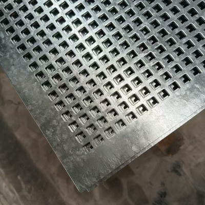 Placa metálica perfurada de aço inoxidável de 0,5 mm padrão de buraco hexagonal