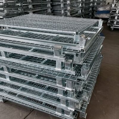 Gaiola de Armazenamento: Dobrável, Empilhável Para Armazenamento e Transporte Eficientes.