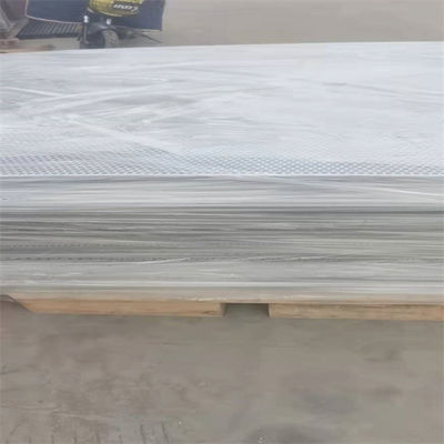 Placa de metal perfurada de anodização da espessura de 3mm para a construção