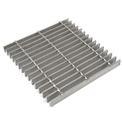 Intensive Bar Serrated Steel Grating Stainless 316 Drainage